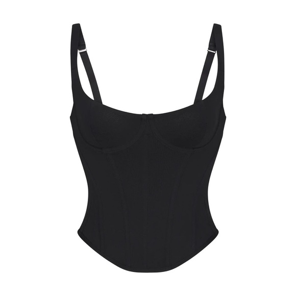 💖 NWT SKIMS Cotton Corset Top- SOLD OUT 💖 - Picture 2 of 7